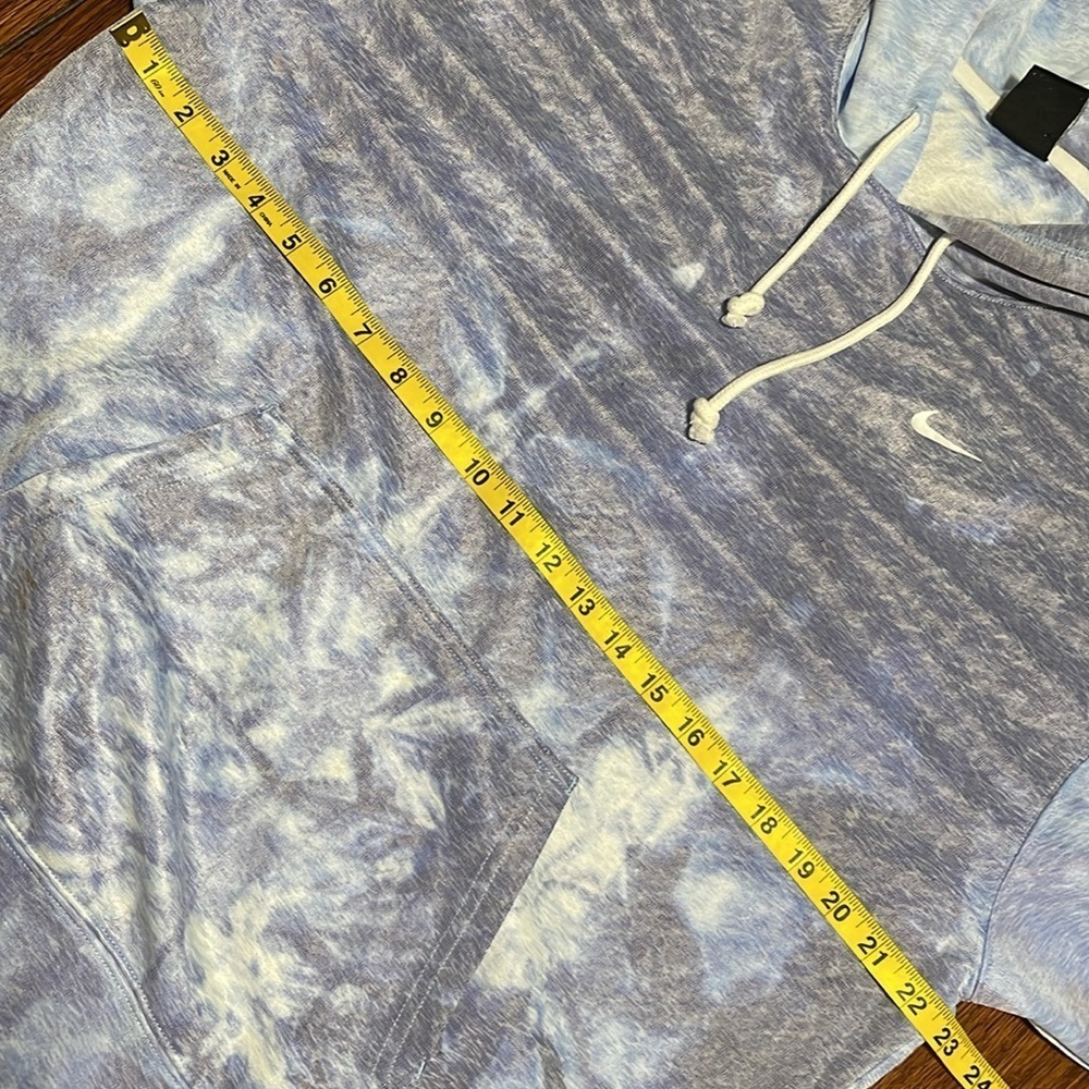 Nike Ikon Clash Cloud Blue Tie Dye Hoodie Sweatshirt Small oversized - Picture 4 of 7